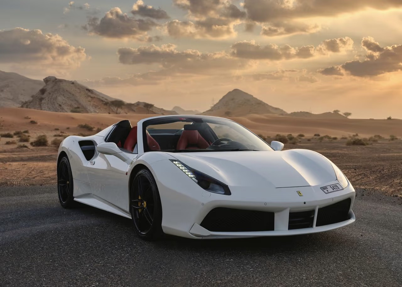 Rent Ferrari 488 Spider in Dubai