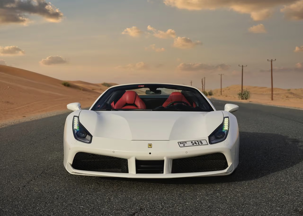 Rent Ferrari 488 Spider in Dubai