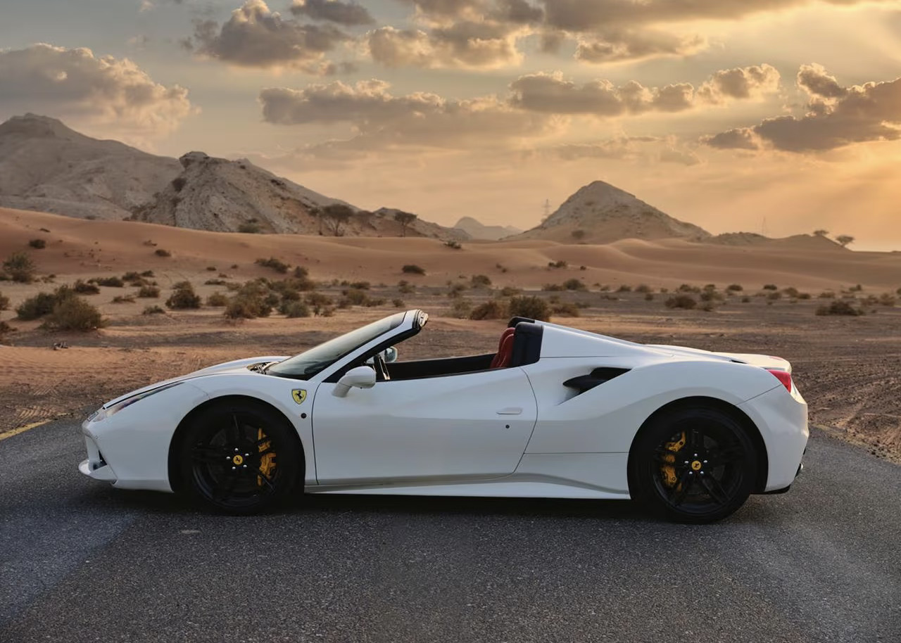 Rent Ferrari 488 Spider in Dubai