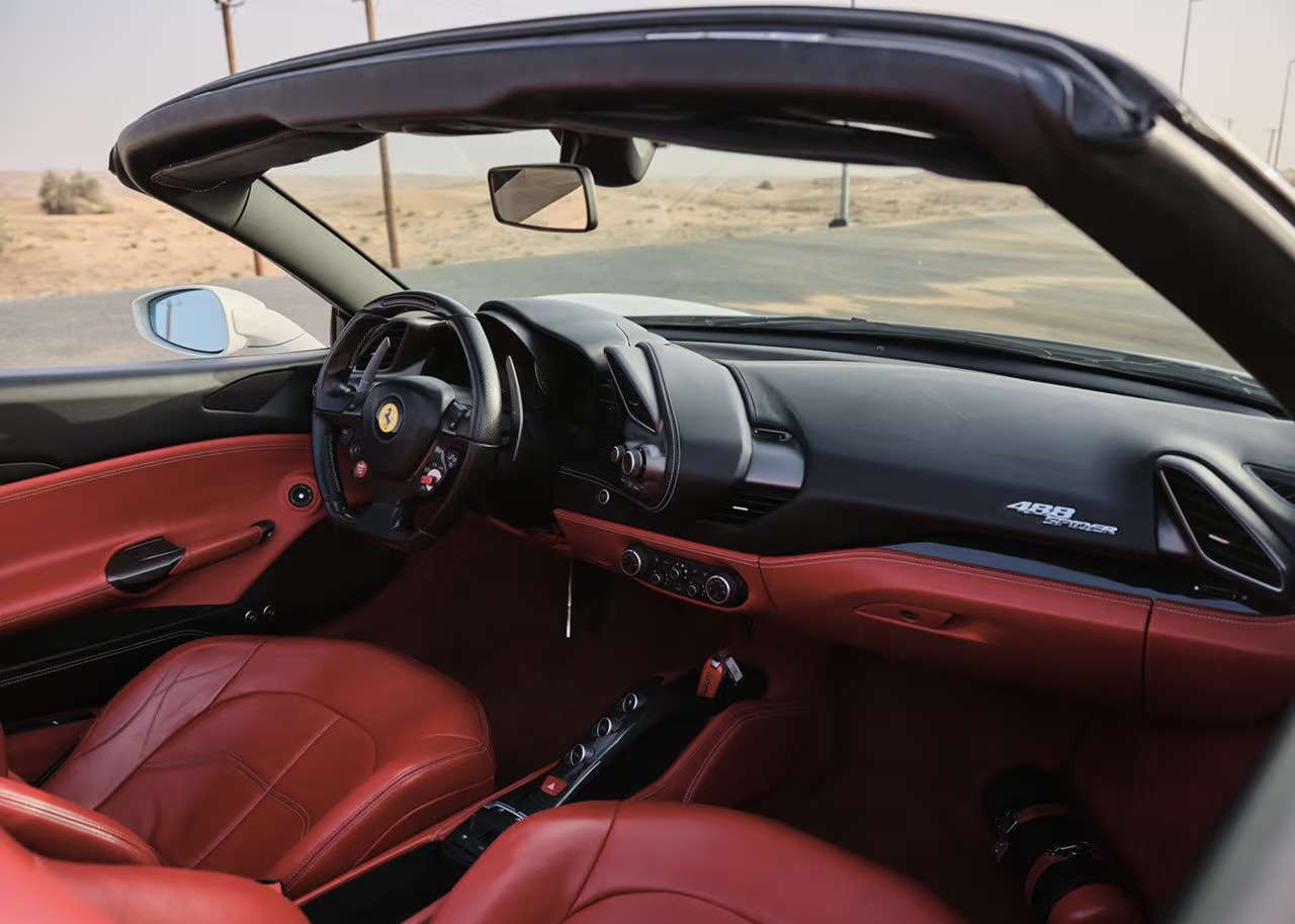 Rent Ferrari 488 Spider in Dubai