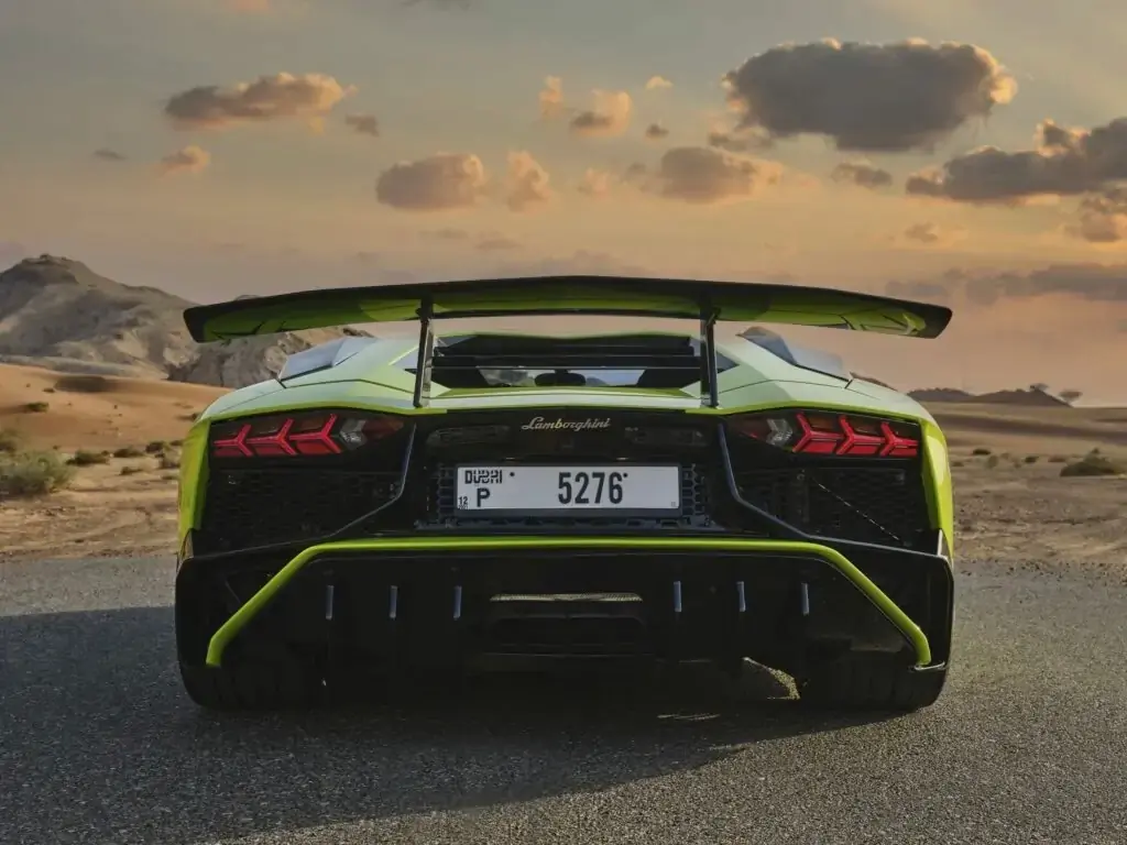 Rent Lamborghini Aventador SV in Dubai