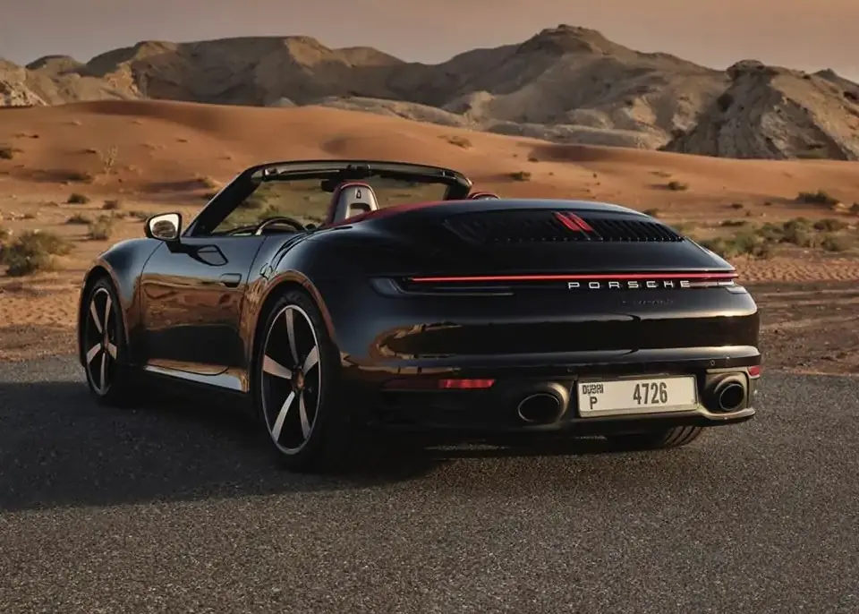 Rent Porsche 911 Carrera S Cabriolet in Dubai