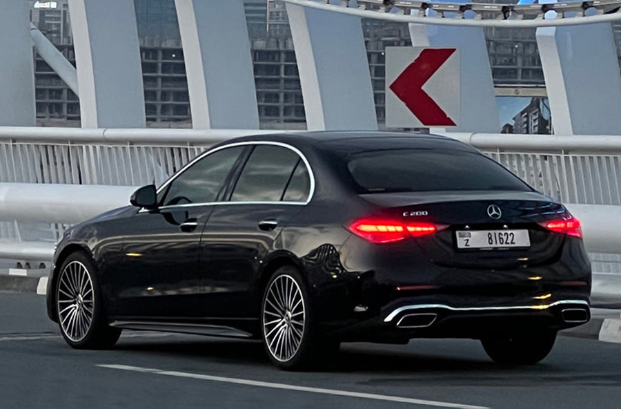 Rent Mercedes C200 in Dubai