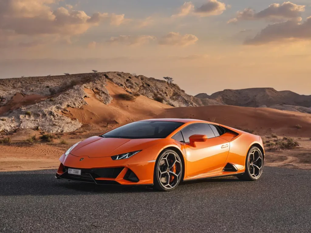 Rent Lamborghini Huracan Evo Coupe in Dubai