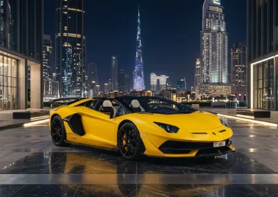 Rent Lamborghini Aventador SVJ Roadster in Dubai