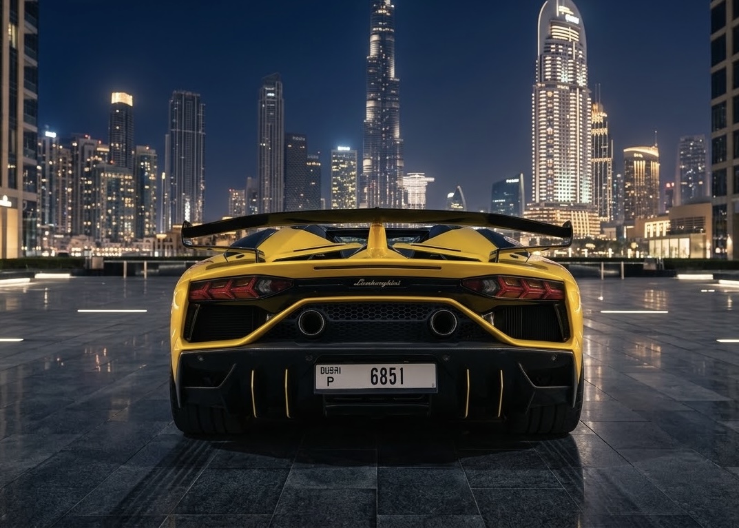 Rent Lamborghini Aventador SVJ Roadster in Dubai