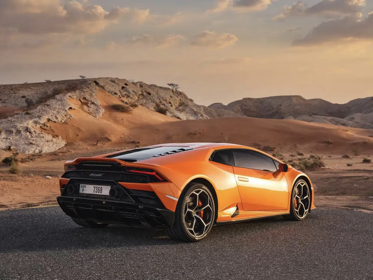 Rent Lamborghini Huracan Evo Coupe in Dubai