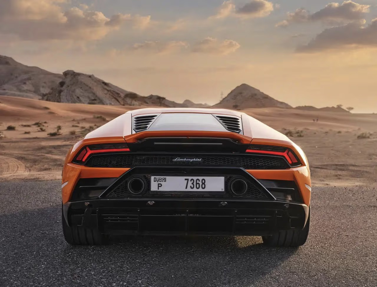 Rent Lamborghini Huracan Evo Coupe in Dubai