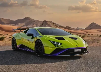 Rent Lamborghini Huracan STO in Dubai