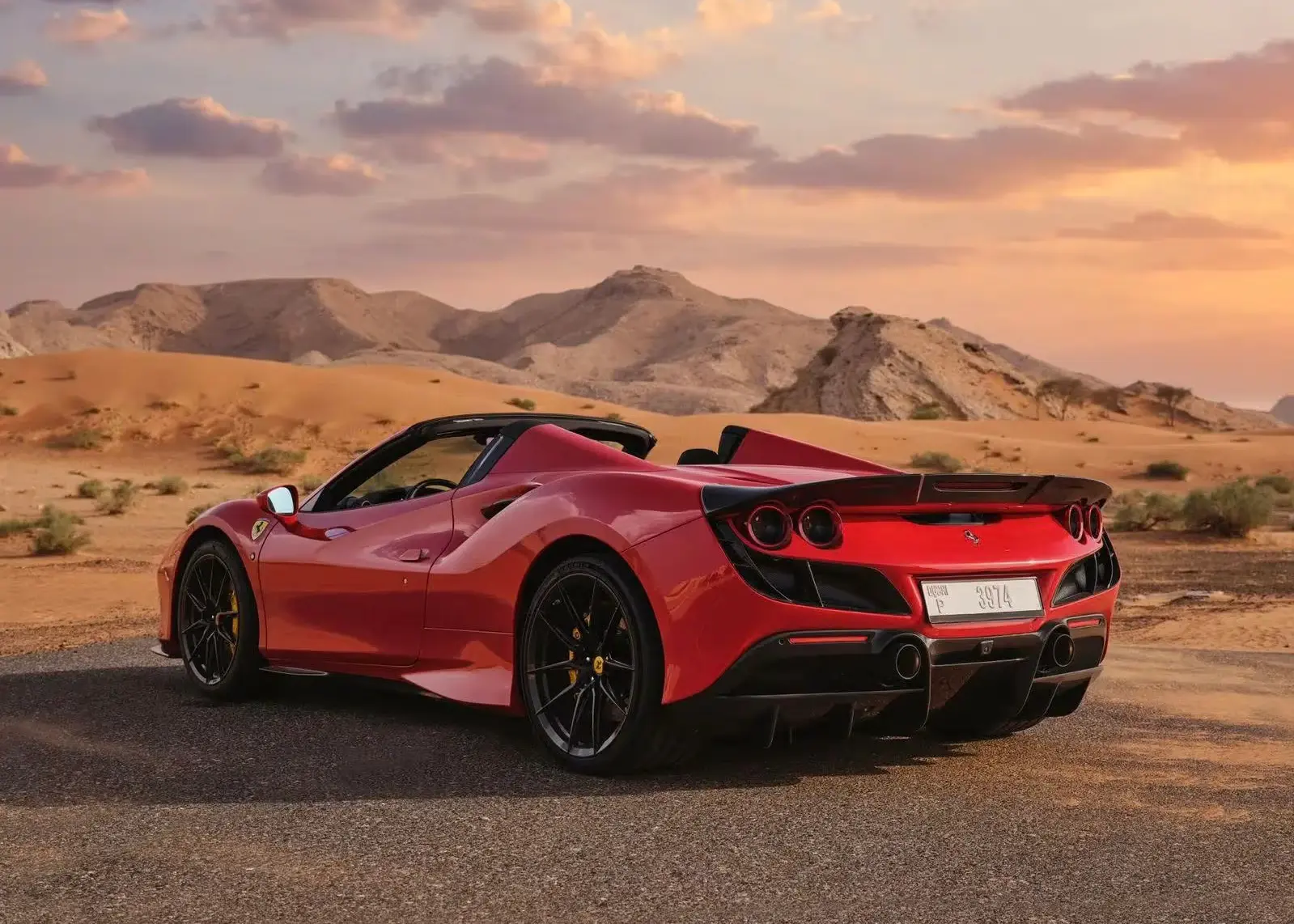 Rent Ferrari F8 Spider Novitec in Dubai