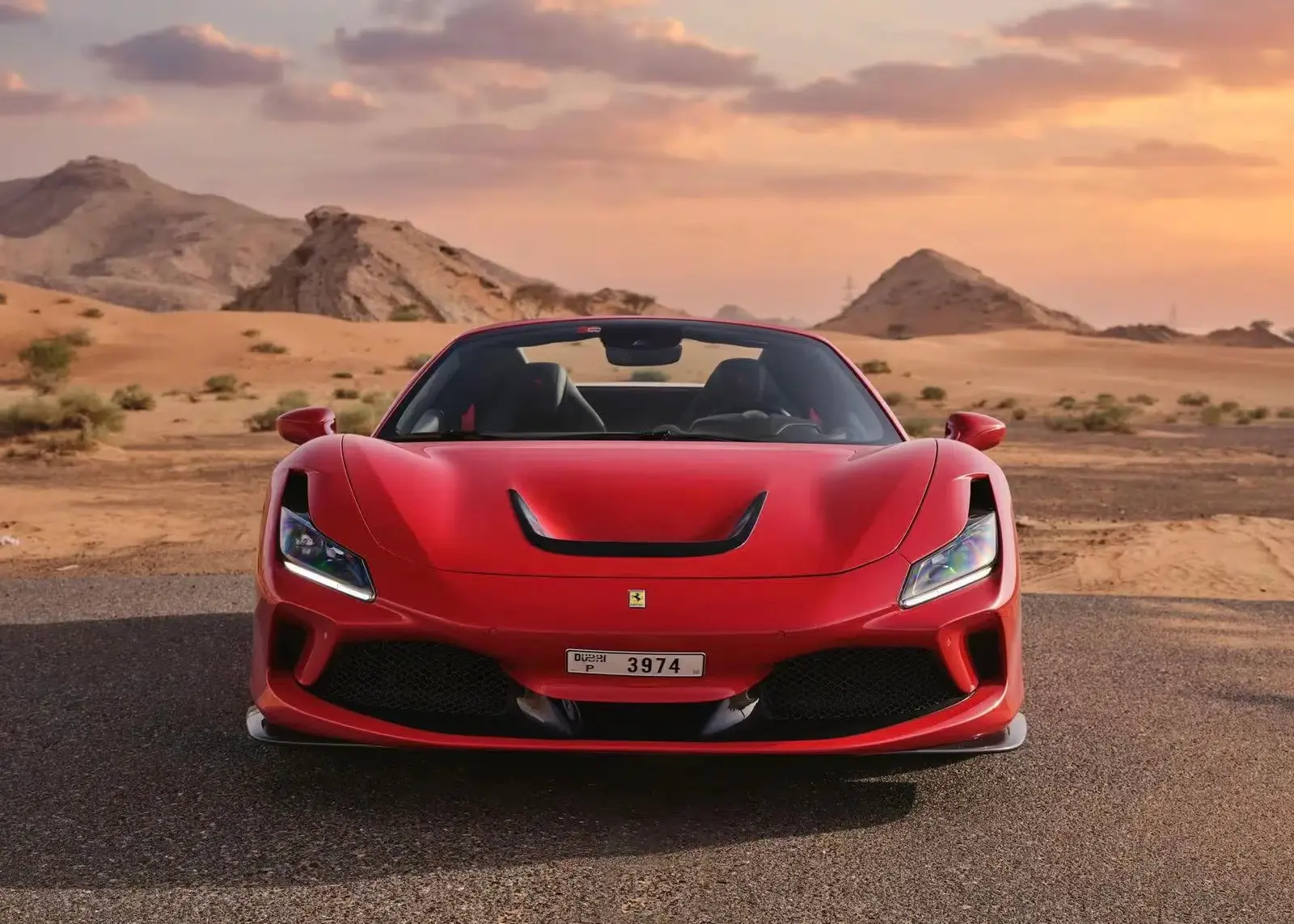 Rent Ferrari F8 Spider Novitec in Dubai