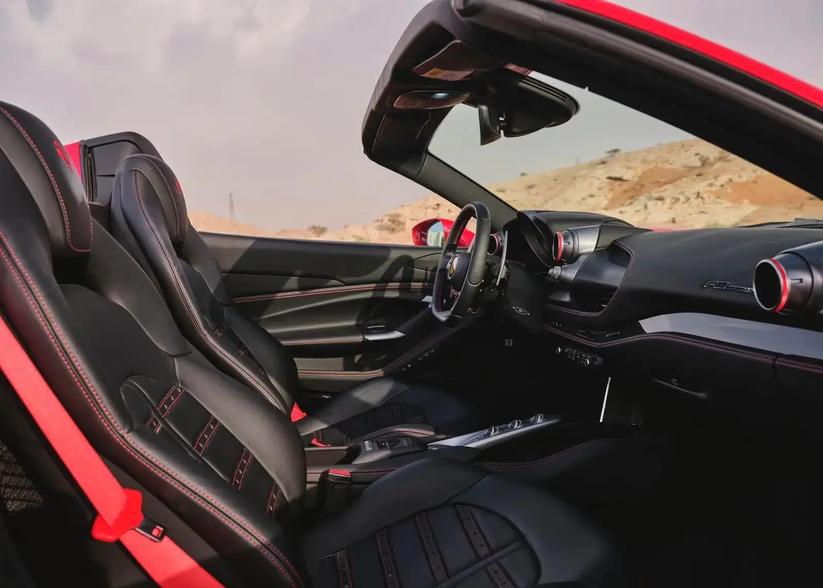 Rent Ferrari F8 Spider Novitec in Dubai