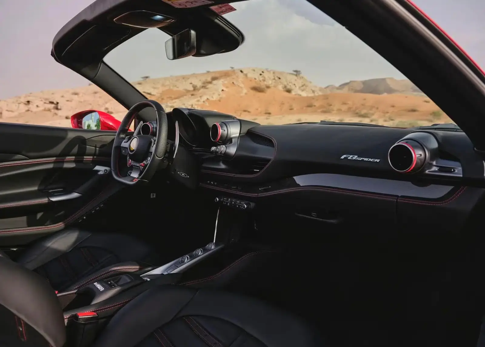 Rent Ferrari F8 Spider Novitec in Dubai