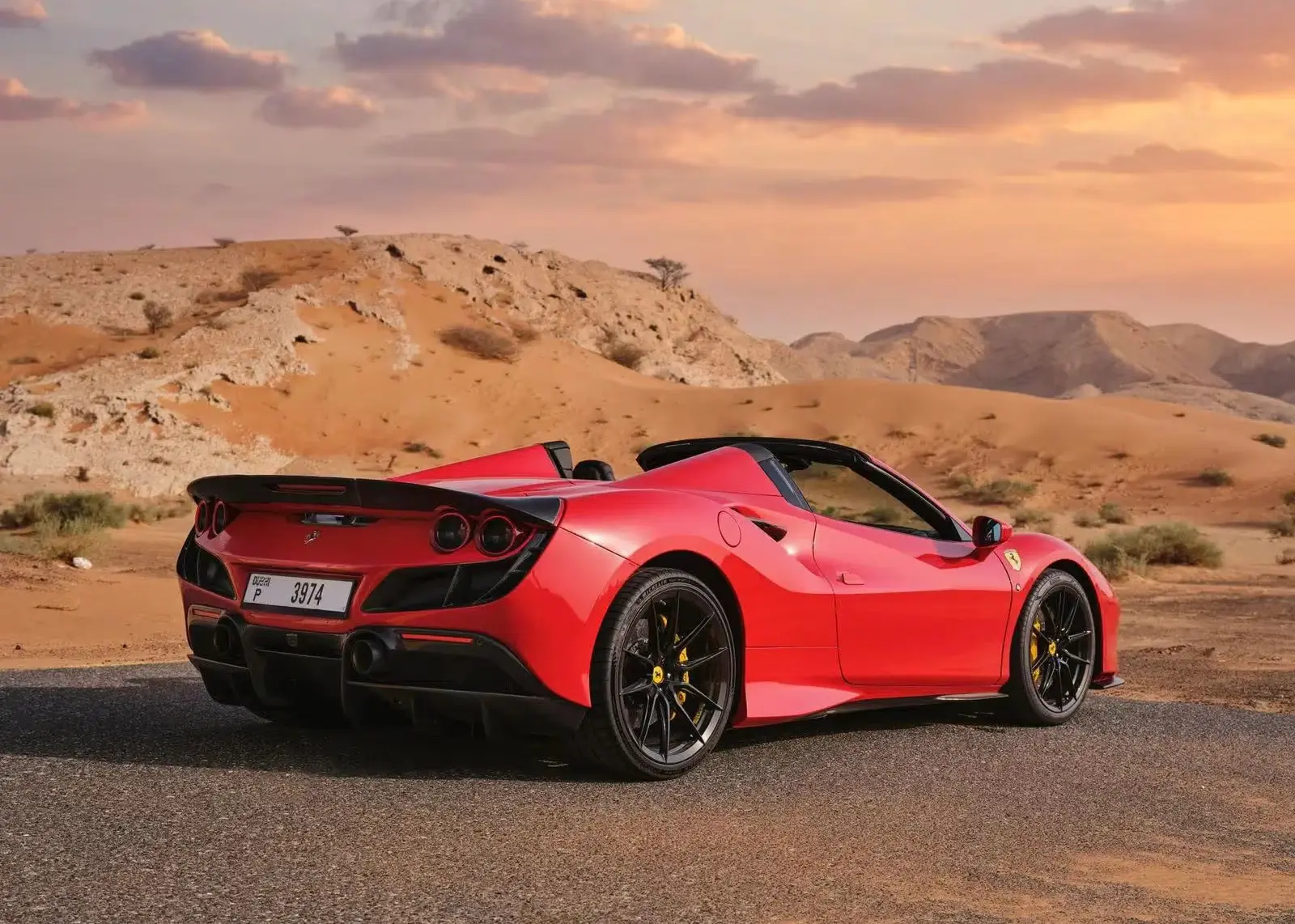 Rent Ferrari F8 Spider Novitec in Dubai