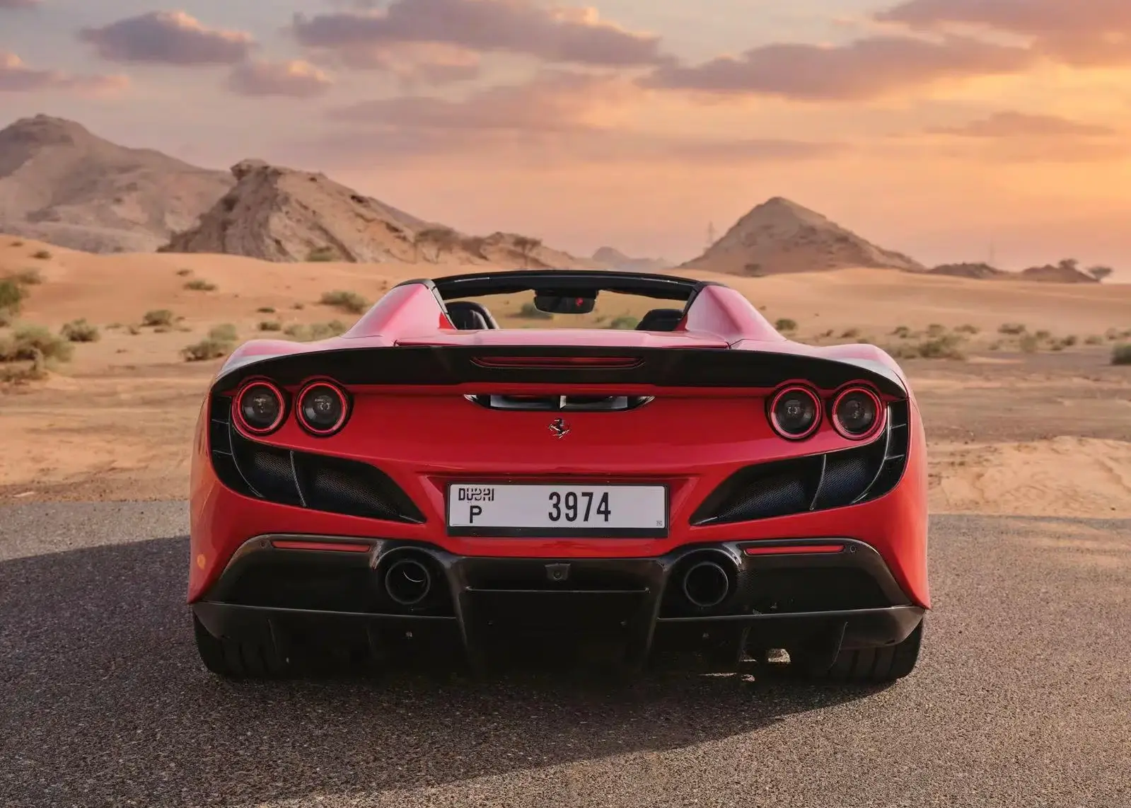 Rent Ferrari F8 Spider Novitec in Dubai