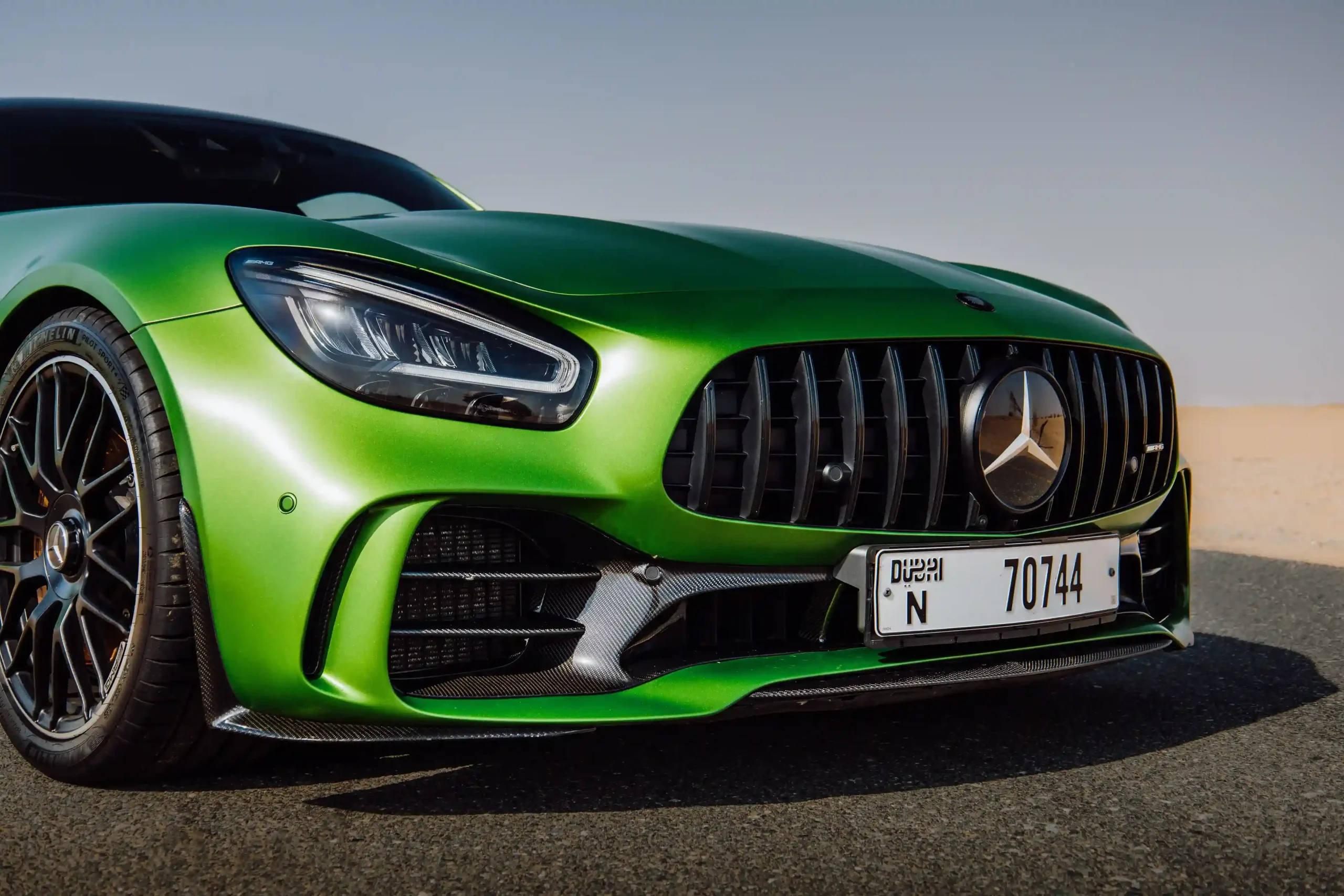 Rent Mercedes AMG GT R in Dubai