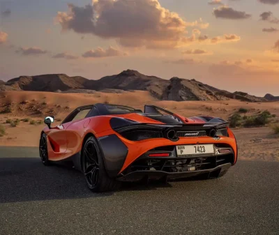Rent McLaren 720S Spider Novitec in Dubai