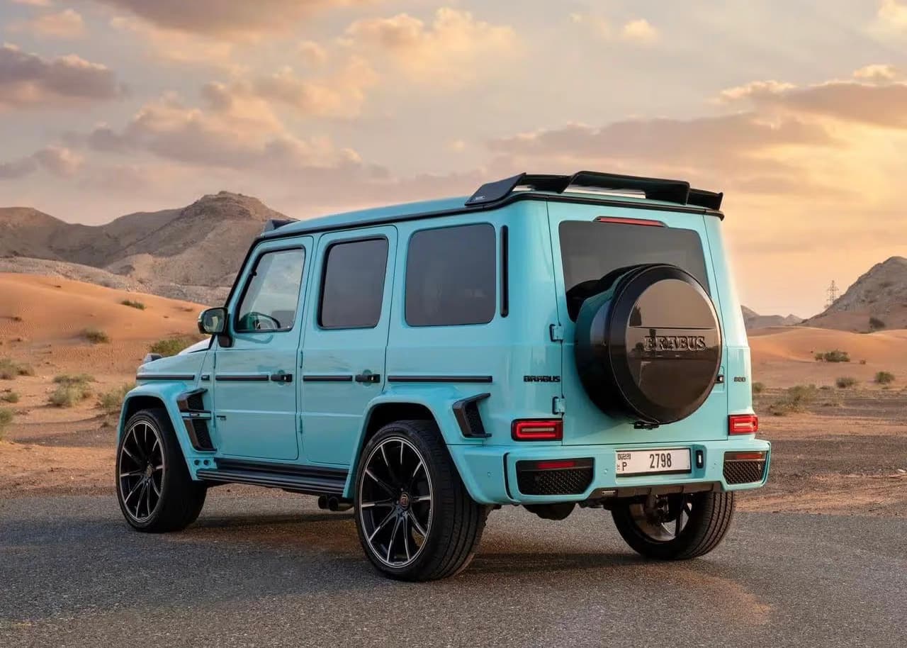 rent mercedes brabus g800 in dubai