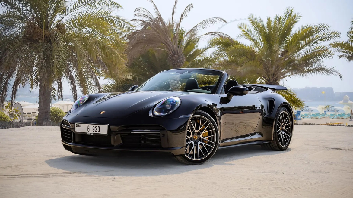 Porsche 911 Turbo S Cabriolet - Black