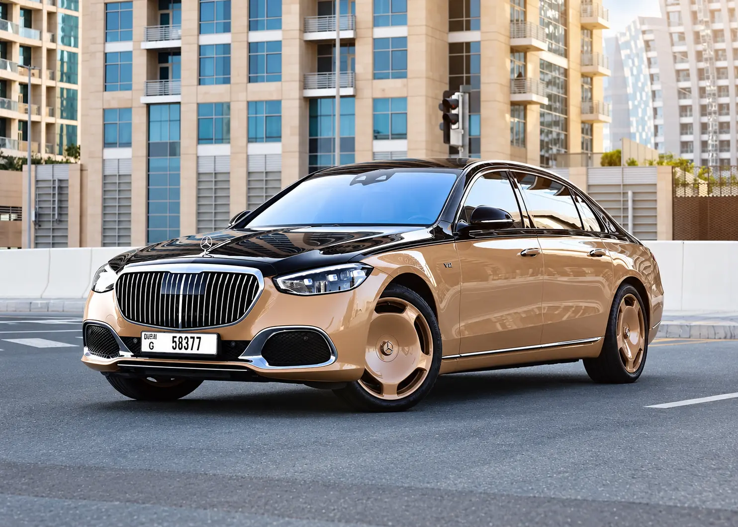Rent Mercedes Maybach S680 Virgil Abloh in Dubai