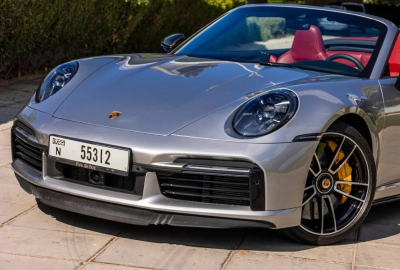 Porsche 911 Turbo S Cabriolet Rental Dubai