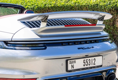 Porsche 911 Turbo S Cabriolet Rental Dubai