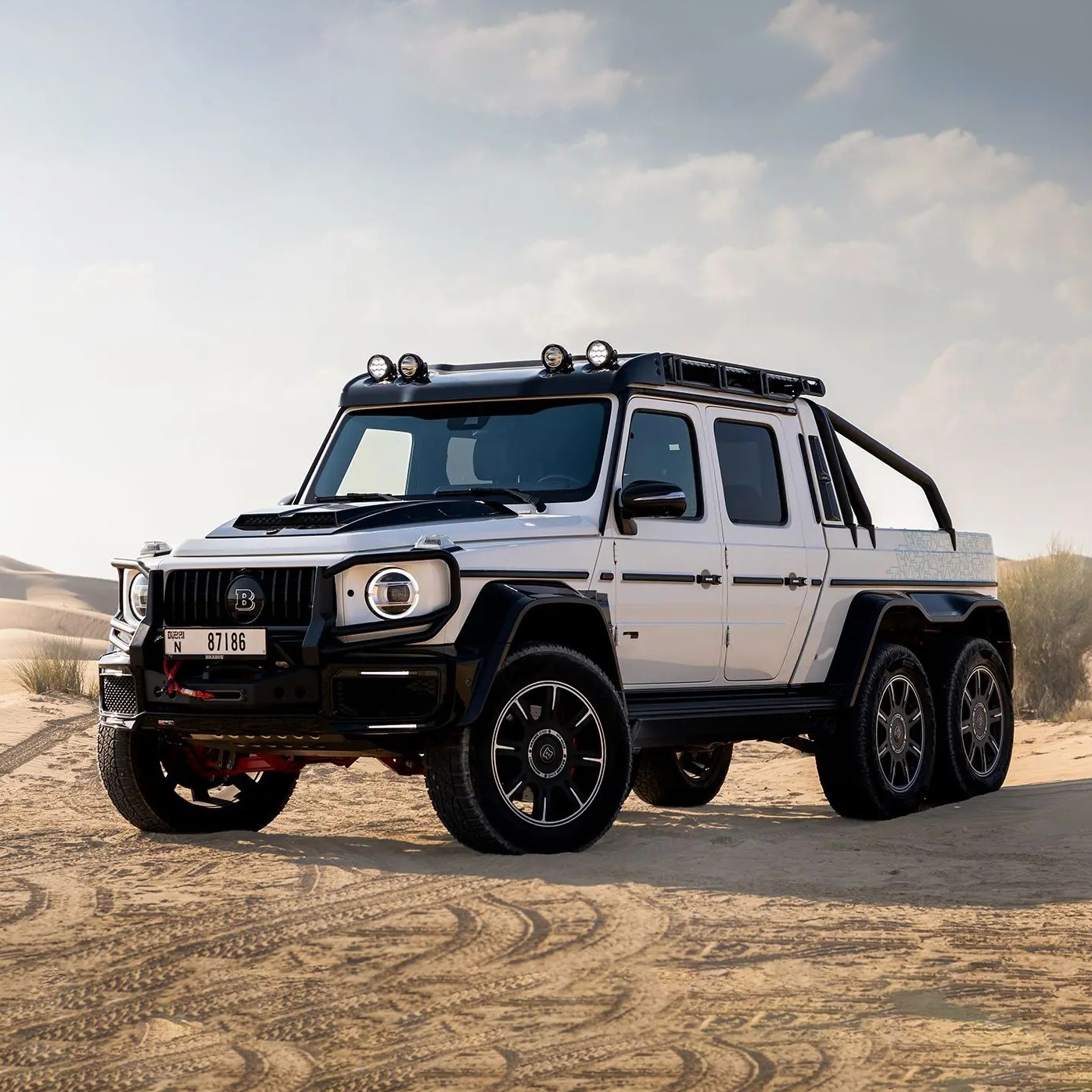 Mercedes Brabus XLP 800 6×6 Adventure · Brabus XLP · 6×6 Adventure rental in Dubai