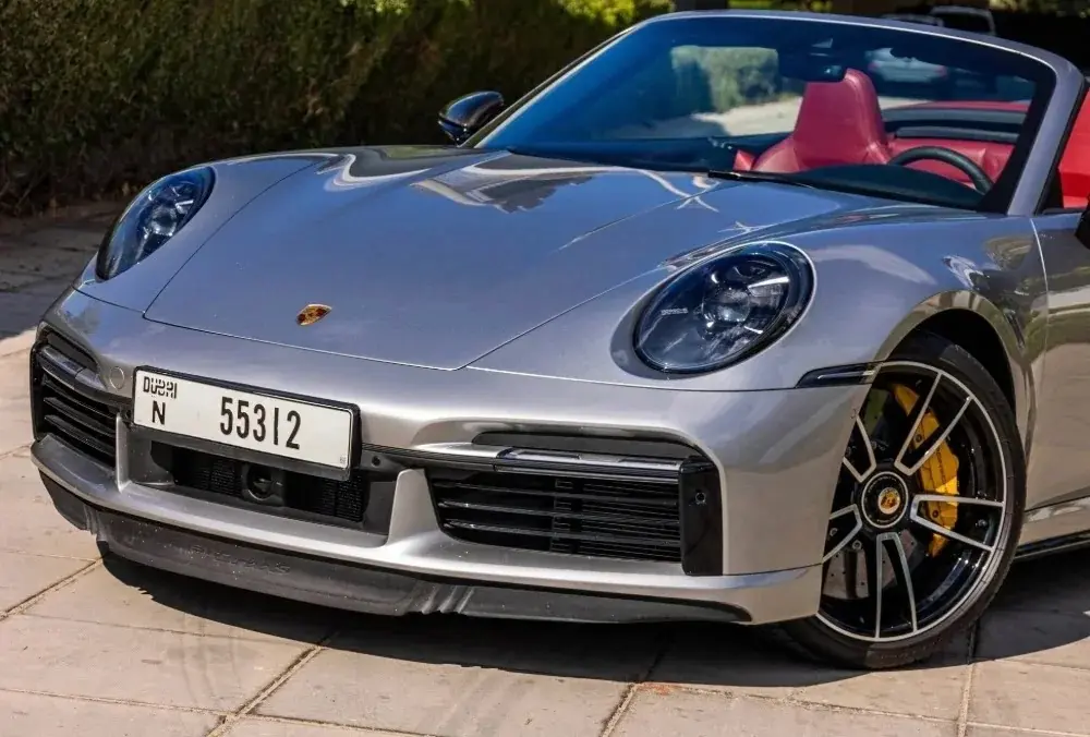Porsche 911 Turbo S Cabriolet Rental Dubai