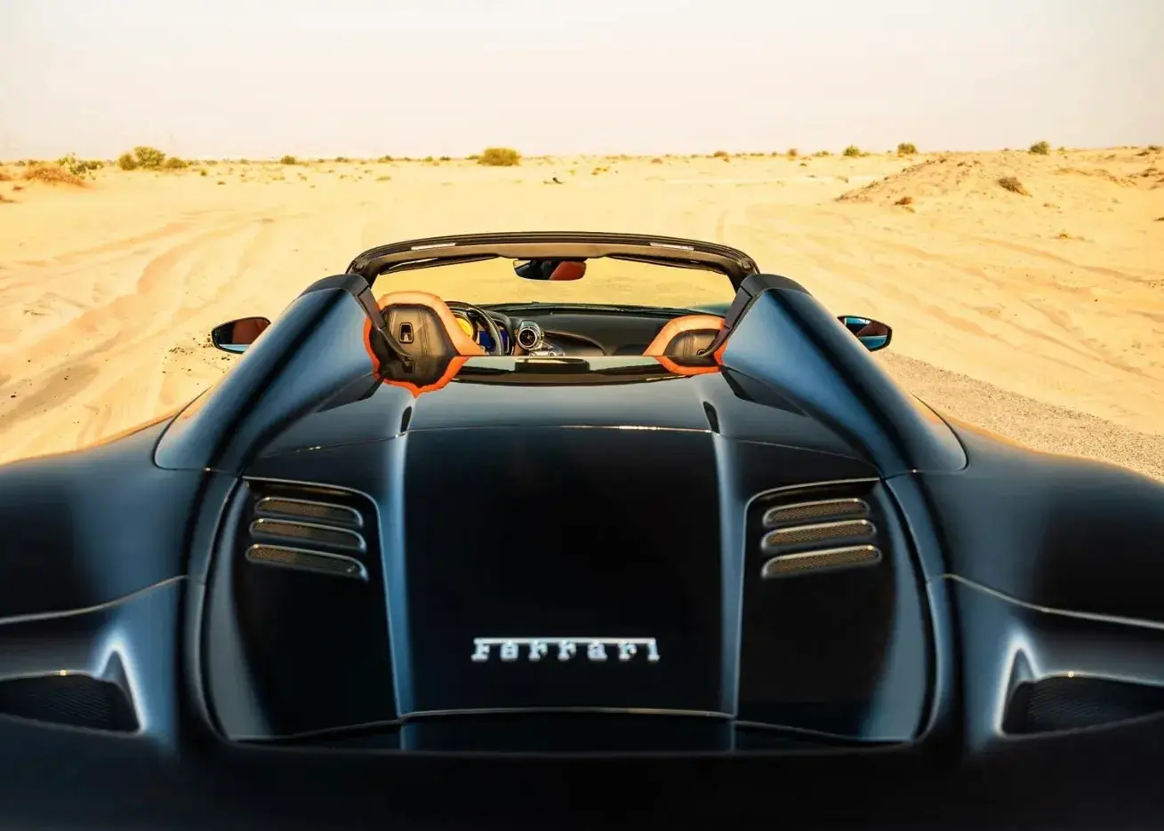Ferrari F8 Spider hire Dubai