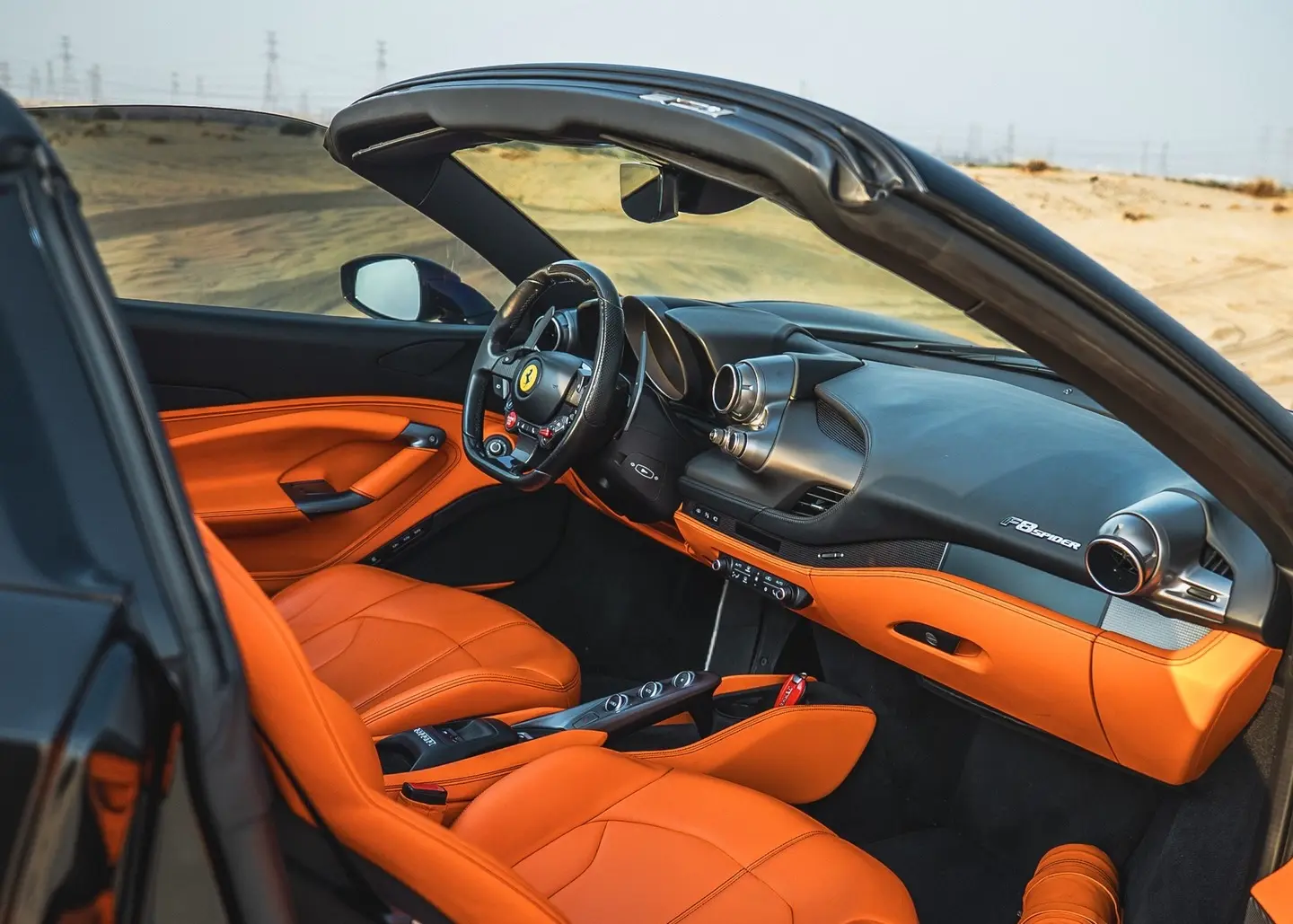 Ferrari F8 Spider hire Dubai