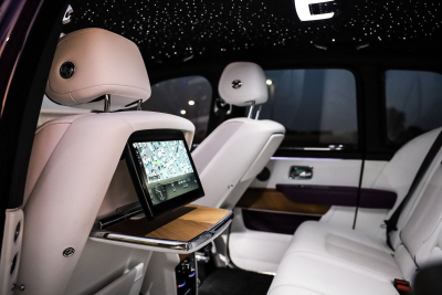 Rent Rolls Royce Cullinan Violet in Dubai