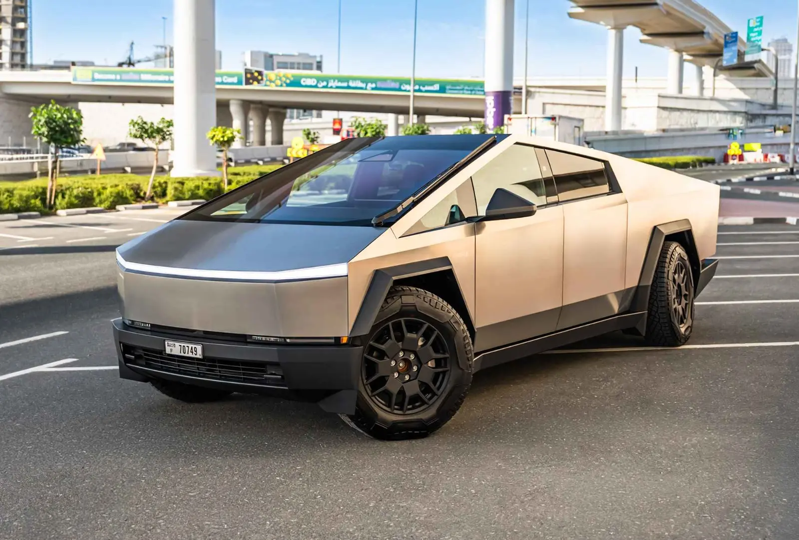 Rent Tesla Cybertruck in Dubai
