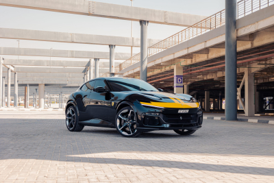 Black Ferrari Purosangue Rental Dubai