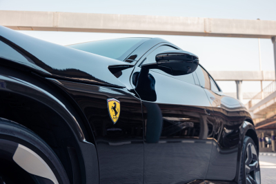 Black Ferrari Purosangue Rental Dubai
