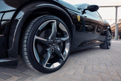 Black Ferrari Purosangue Rental Dubai