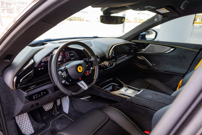 Black Ferrari Purosangue Rental Dubai