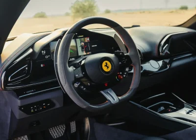 Rent Ferrari Purosangue Orange in Dubai