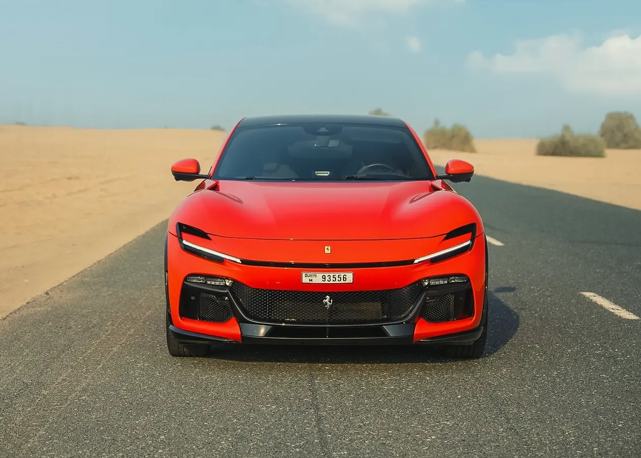 Rent Ferrari Purosangue Orange in Dubai