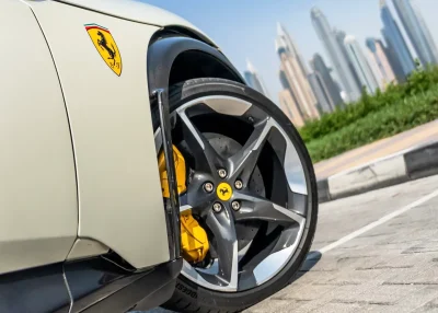 Rent Ferrari Purosangue White in Dubai