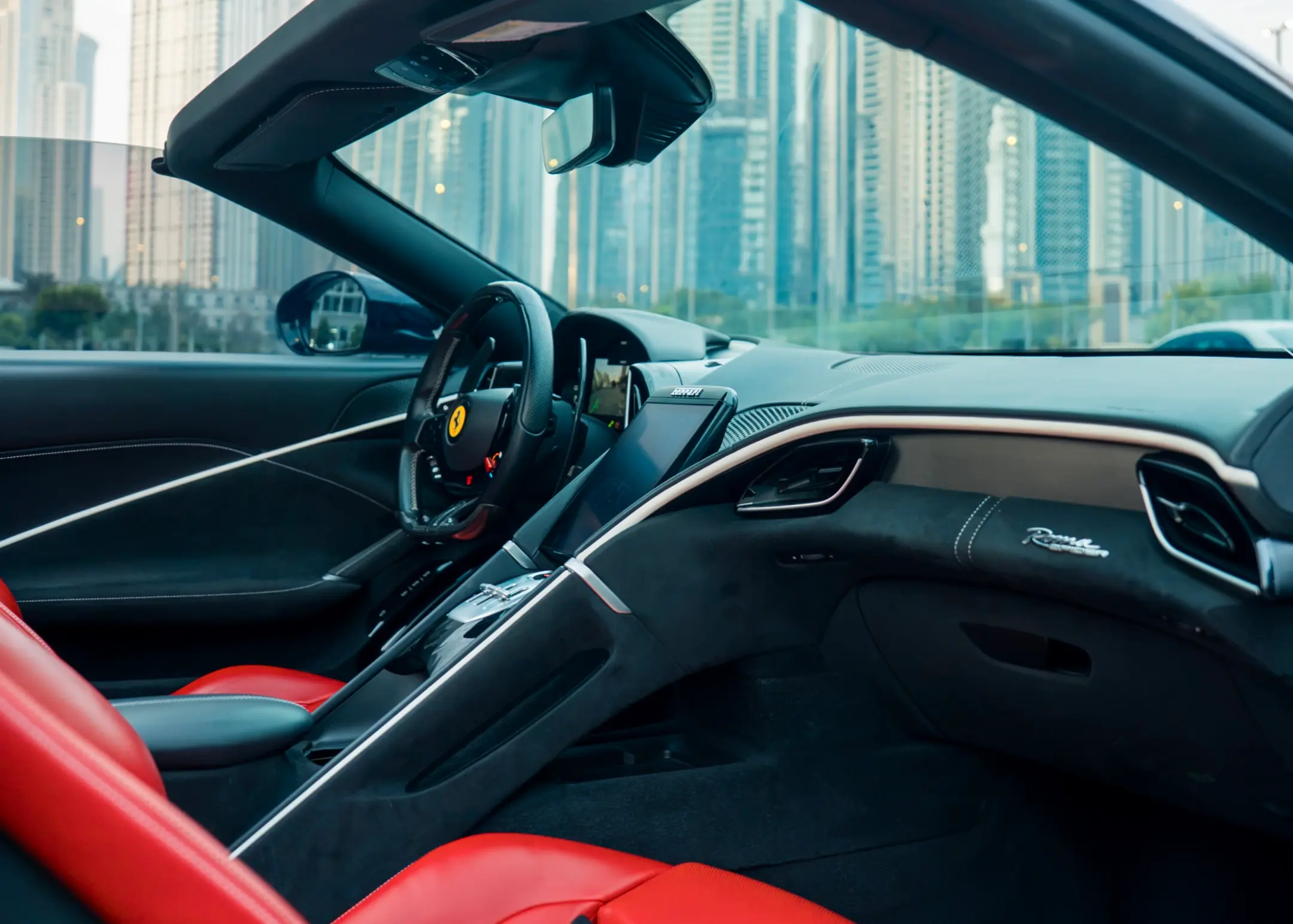 Rent Ferrari Roma Spider in Dubai