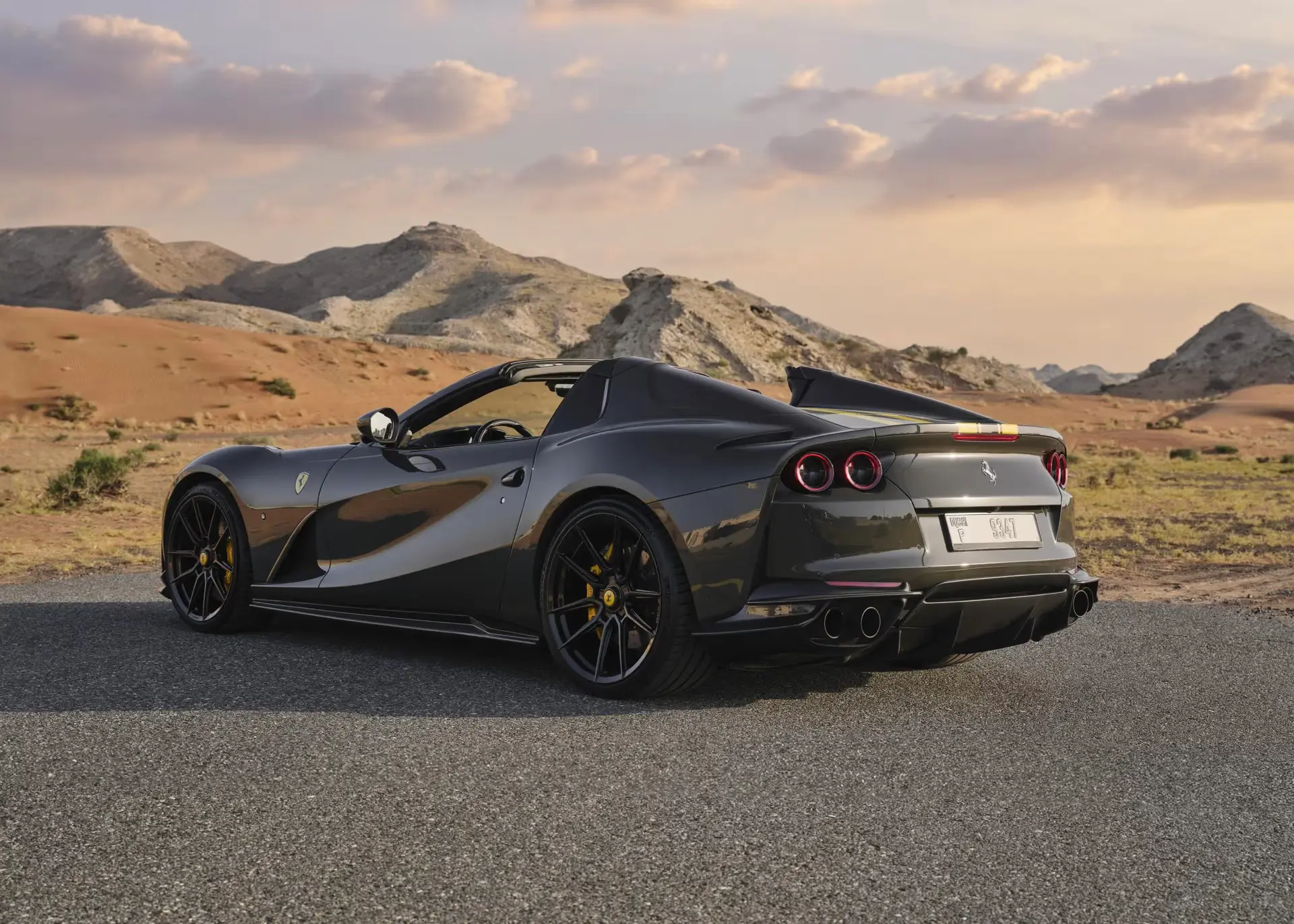 Rent Ferrari 812 GTS Novitec in Dubai