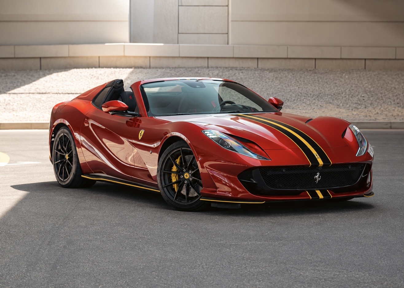 Rent Ferrari 812 GTS in Dubai