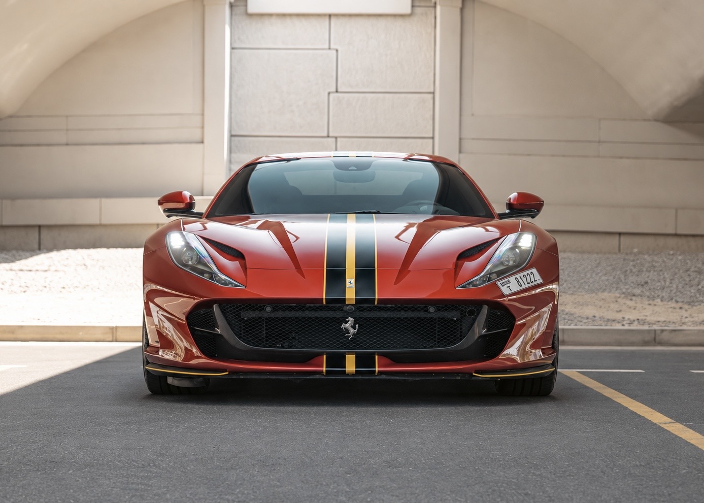 Rent Ferrari 812 GTS in Dubai