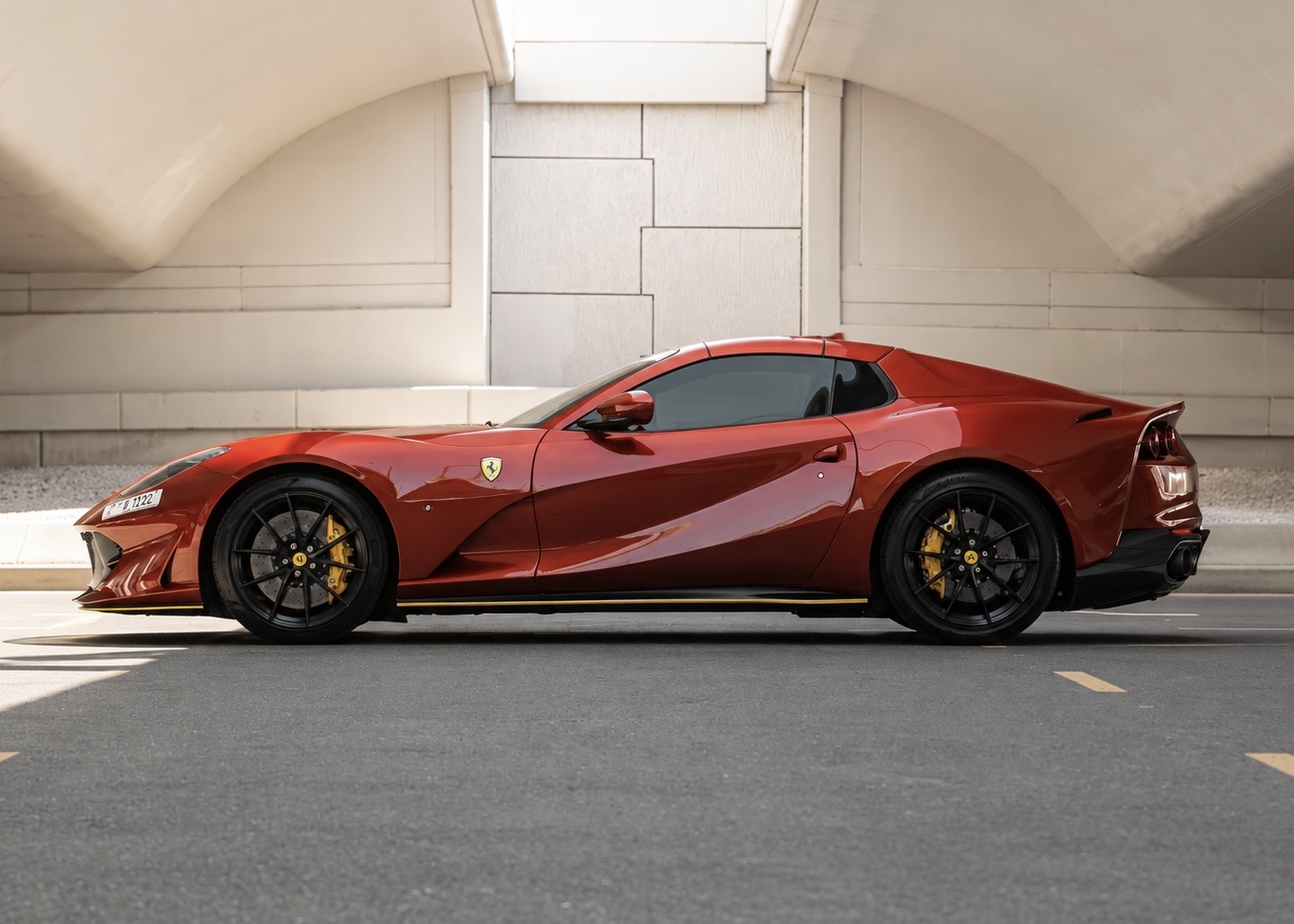 Rent Ferrari 812 GTS in Dubai