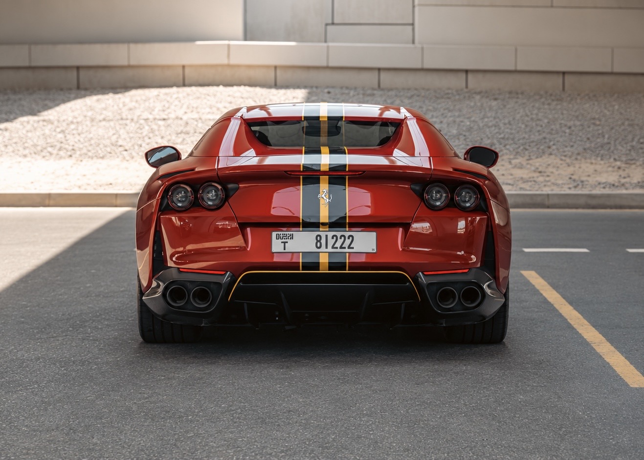 Rent Ferrari 812 GTS in Dubai