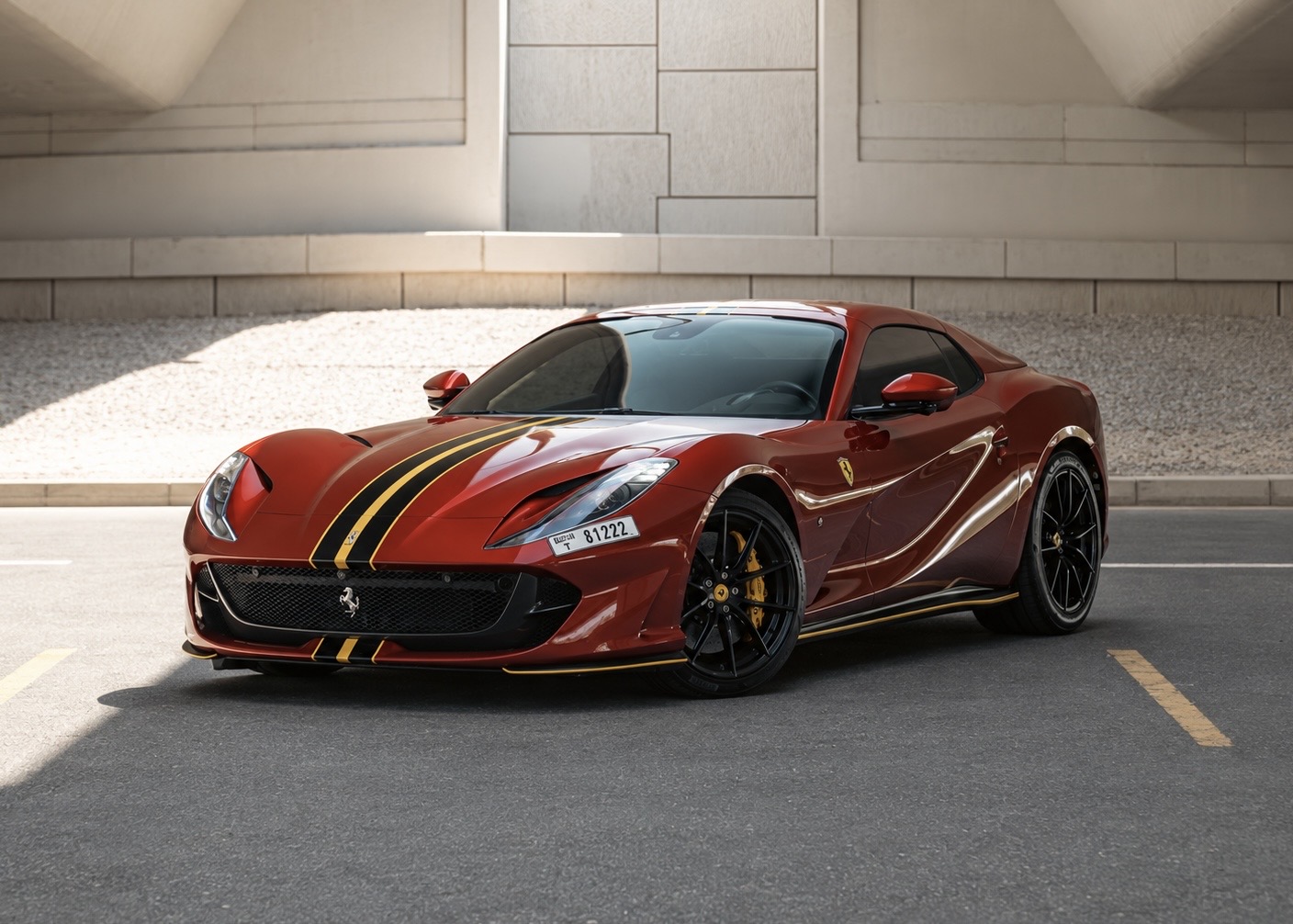 Rent Ferrari 812 GTS in Dubai