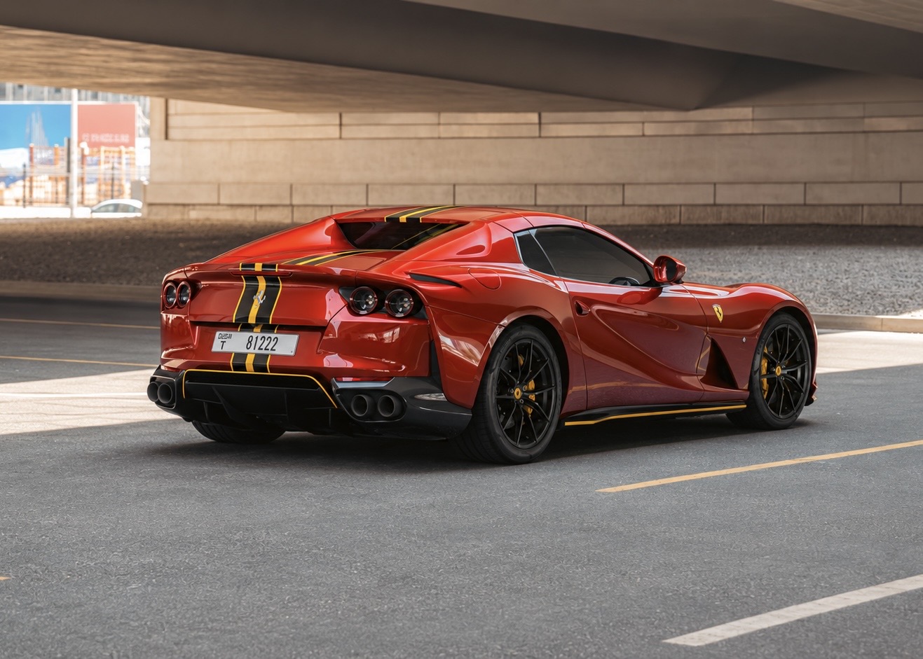 Rent Ferrari 812 GTS in Dubai