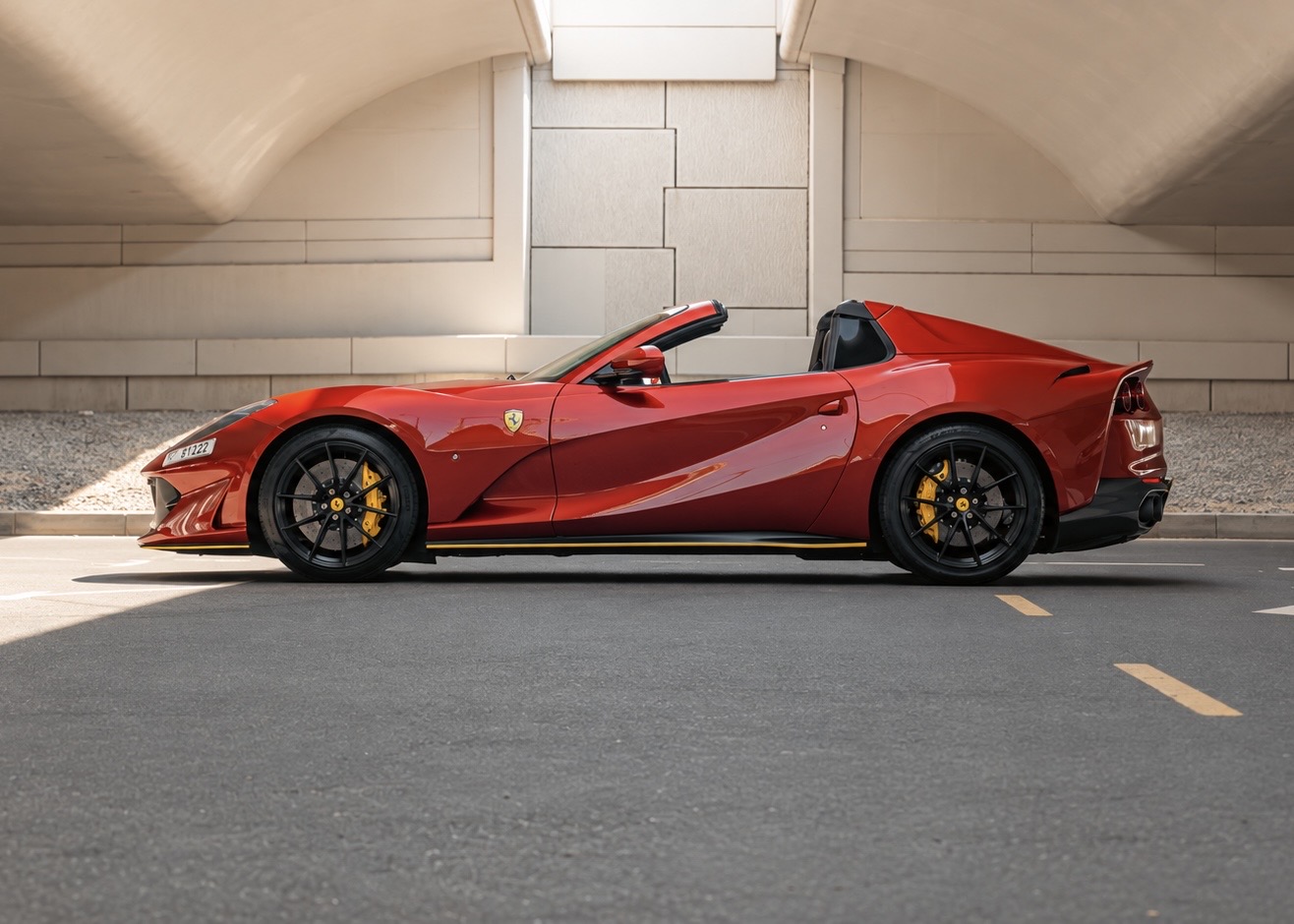 Rent Ferrari 812 GTS in Dubai