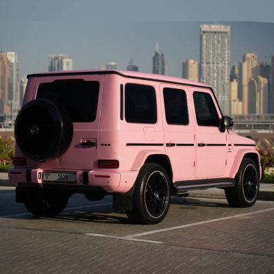 Rent Mercedes G63 AMG Pink in Dubai
