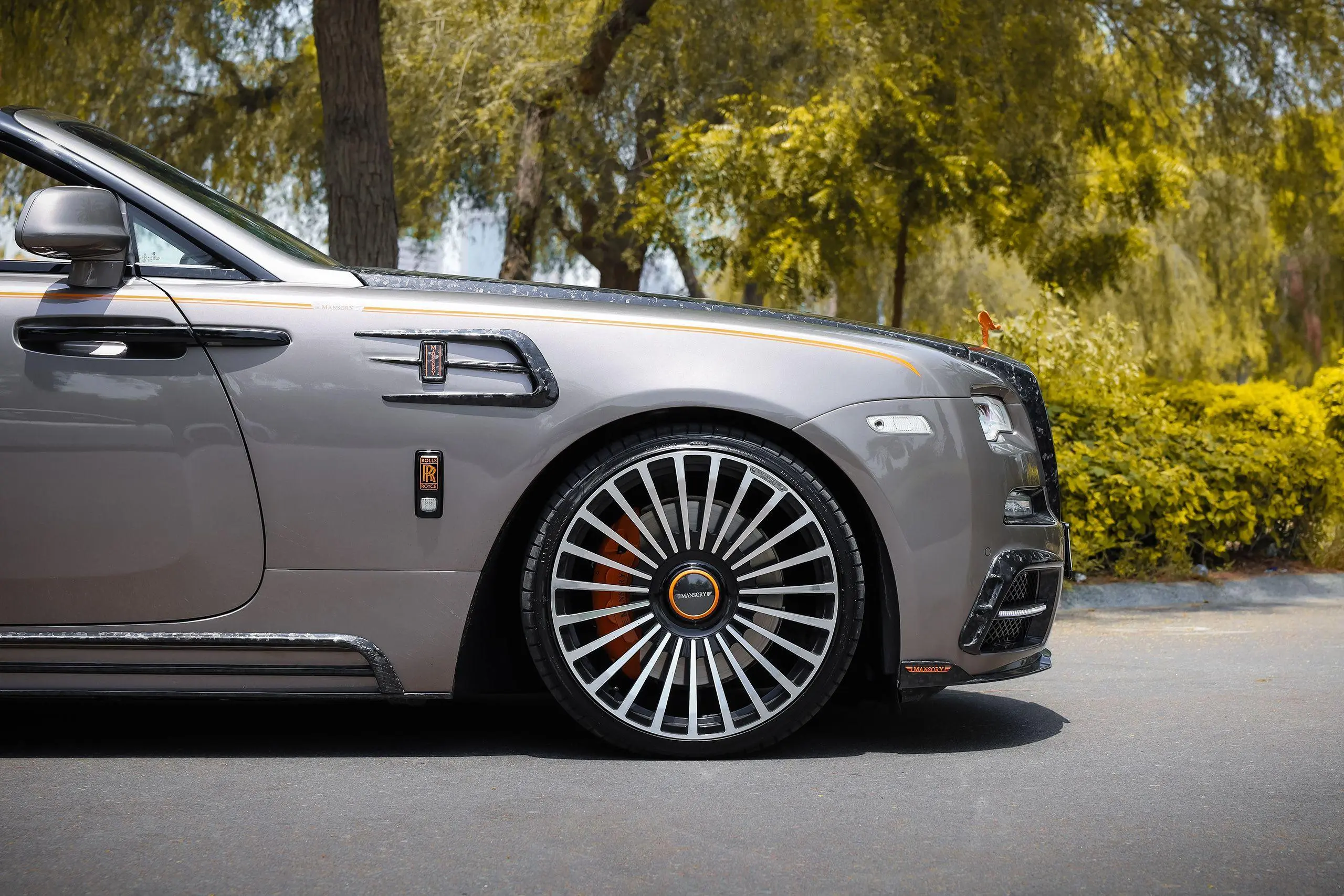 Rent Rolls Royce Dawn Mansory in Dubai